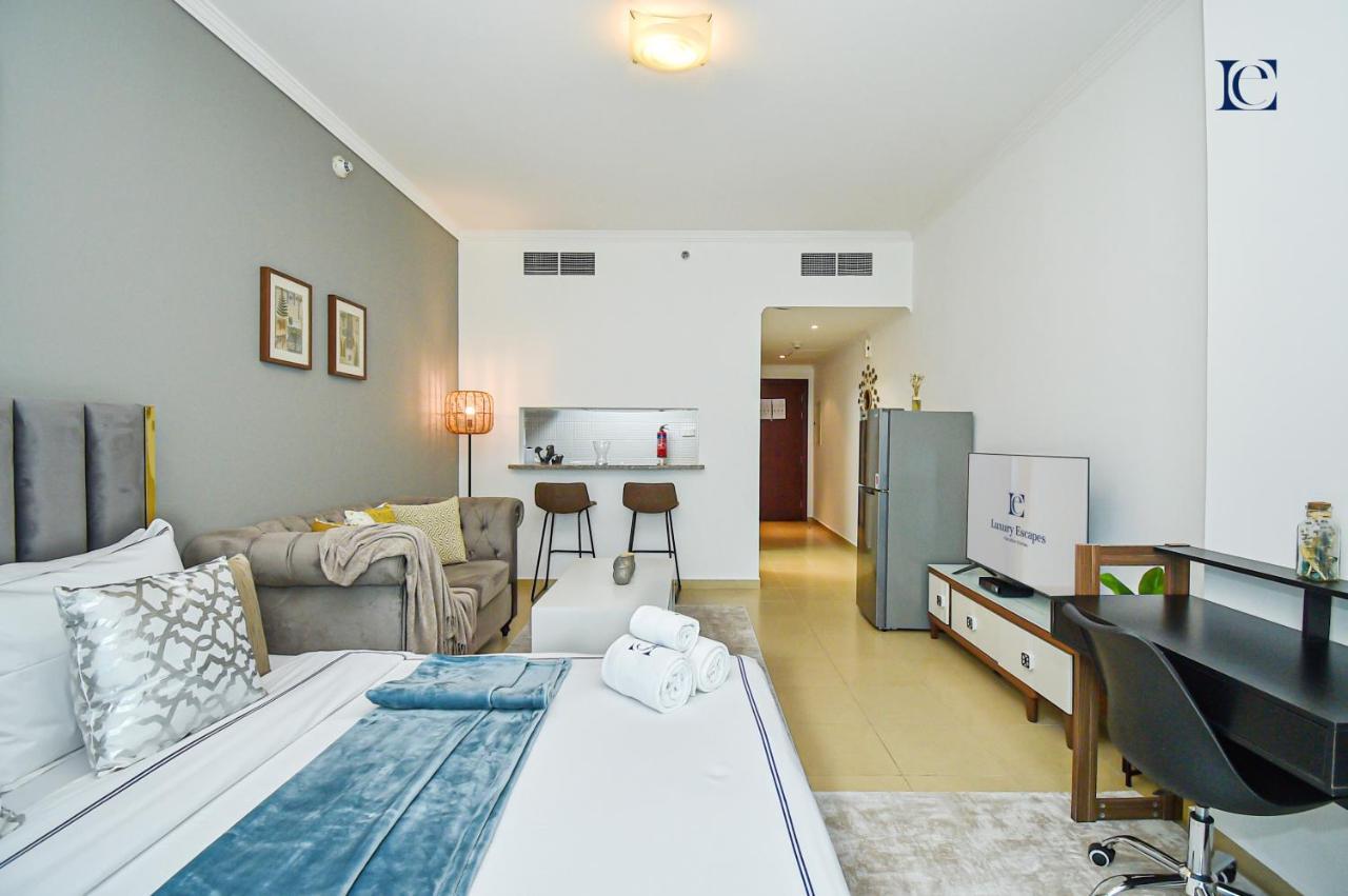 Luxury Escapes - Modern Studio Near Metro In X1 Tower Jlt Dubai Bagian luar foto
